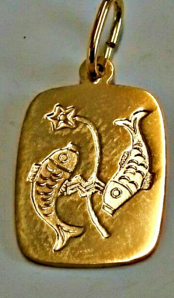 Anhänger Sternzeichen Fische Gelbgold 750 Anhänger Sternzeichen Fische Gelbgold 750