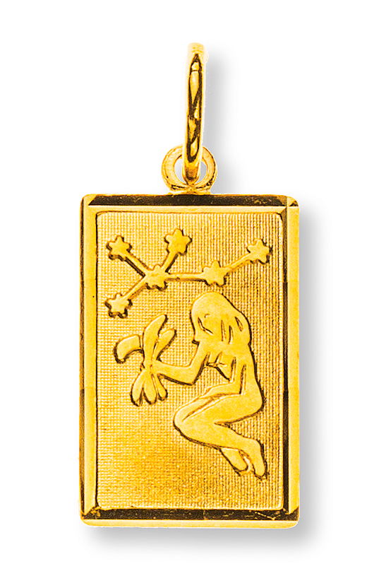 Anhänger Sternzeichen Jungfrau Gelbgold 750 Anhänger Sternzeichen Jungfrau Gelbgold 750