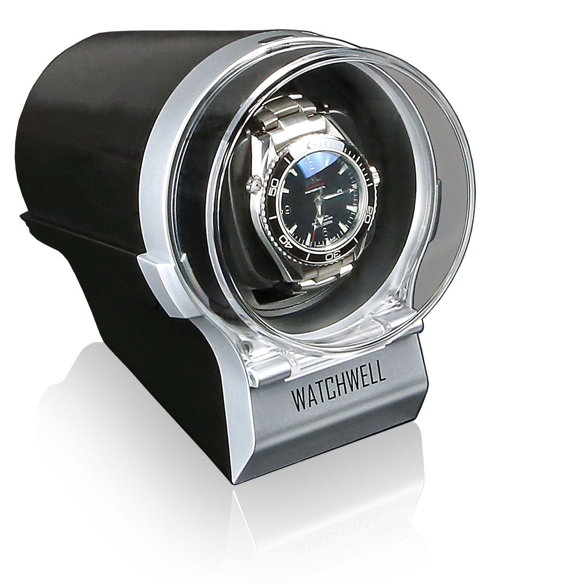 Watchwell Uhrenbeweger Devo - Silber/schwarz