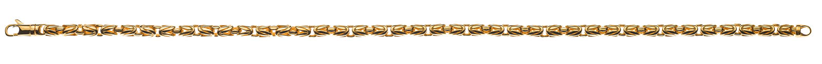 Königskette Gelbgold 750, 3mm breit, 19cm Königskette Gelbgold 750, 3mm breit, 19cm